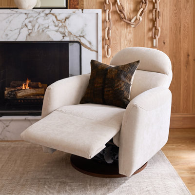 Fauteuil inclinable manuel inclinable Berwyn Mid-Century