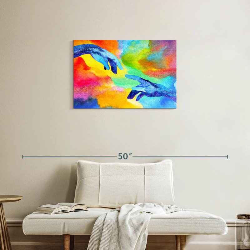 Keiraleigh Abstract Creation Hands, 20" H x 30" W