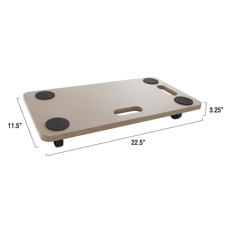 Robust MDF 440 lbs Wheeled Furniture Mover Dolly