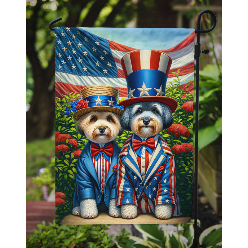 Drapeau All American Garden, Dandie terrier jaune