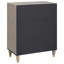 Solid Wood Rectangle Accent Cabinet