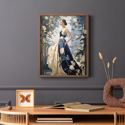WOMEN Series DLXXVII  -Premium Framed Print -Ready to Hang - No Nails Required