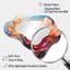 Art liquide de tulipes en verre Zimmer - miroir mural grand nuage tulipes-107246872