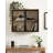 Crosslake Modern Storage Wall Cabinet with Glass Doors