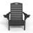 Outdoor Fire Pit Chairs Weather-Resistant HDPE Foldable Outdoor Adirondack Chair With Cup Holder-108075628