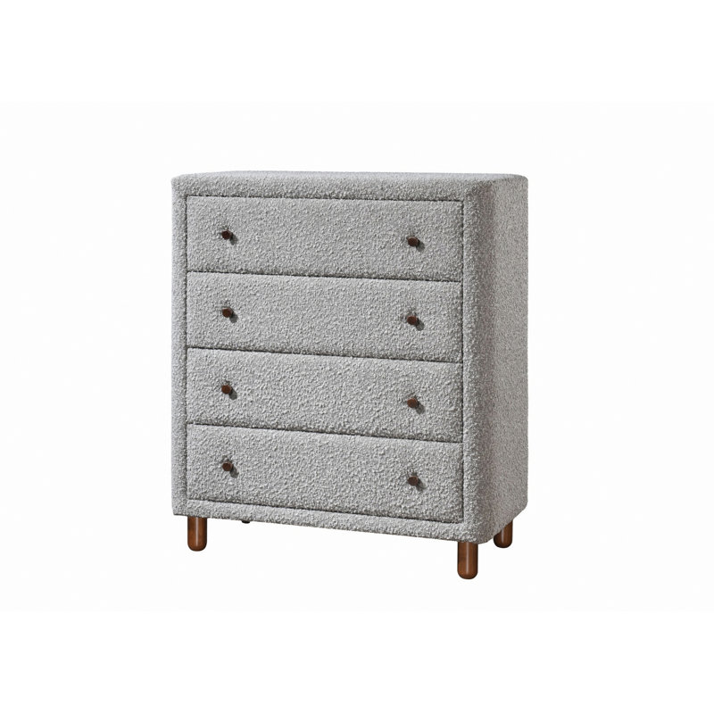 Commode décorative, commode de style contemporain, commode à quatre tiroirs Boucle