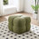 Tabouret d'appoint avec repose-pieds capitonné moderne de 20,9 po Robertas