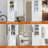White Tall Freestanding Bathroom Cabinet - Mdf With Hook & Adjustable Shelf