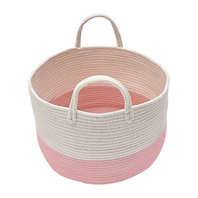 Bloxham Cotton Laundry Room Organizer, Pink