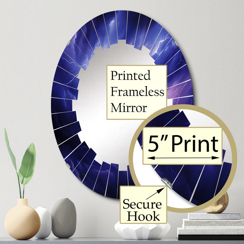 Brunnhilde Oval Mirror, 30" x 20"