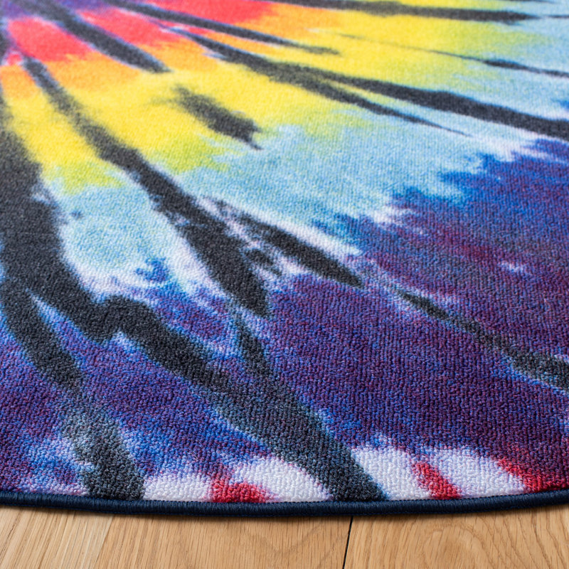 Dean Performance Machine Washable Abstract Rug, Rectangle 5'5" x 7'6"