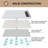 60" x 32" White Shower Base with Drain Assembly and Drain Cover Included, Non-slip Shower Pan-108258292