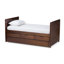 Lit de jour simple avec couchette Keighly-391343325