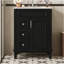 Meuble-lavabo 24 po avec lavabo en céramique, petite armoire de salle de bain, armoire moderne avec 2 tiroirs et tablette réglable-1648930608