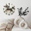 Horloge murale artistique en fer