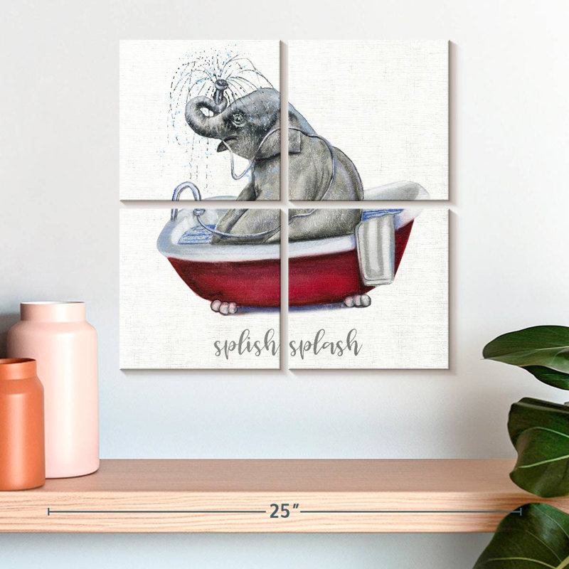 Ketti Splish Splash, 18" H x 18" W