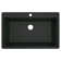 Host 33-Inch Wide x 9.5-Inch Deep Dual Mount Granite Single Bowl Kitchen Sink