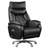 Kinnls Coast Power Office Recliner Chair, Big and Tall Executive Office Chair Fully Reclining Modern Ergonomic Genuine Leather Desk Chair with Arms (Black-Dual Motor)-87146387
