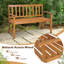 Solid Wood Outdoor Bench