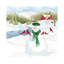 Snowman Christmas II by Tara Reed - Wrapped Canvas Painting-2142126043