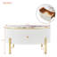 Table basse moderne avec 2 grands tiroirs de rangement Modern (31,5 po)