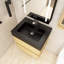 Ensemble de meuble-lavabo simple 24 po avec plateau Leketa