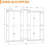 Clothes Rack, Closet System With 7 Hanging Rods For Bedroom/Laundry Room-1700854293