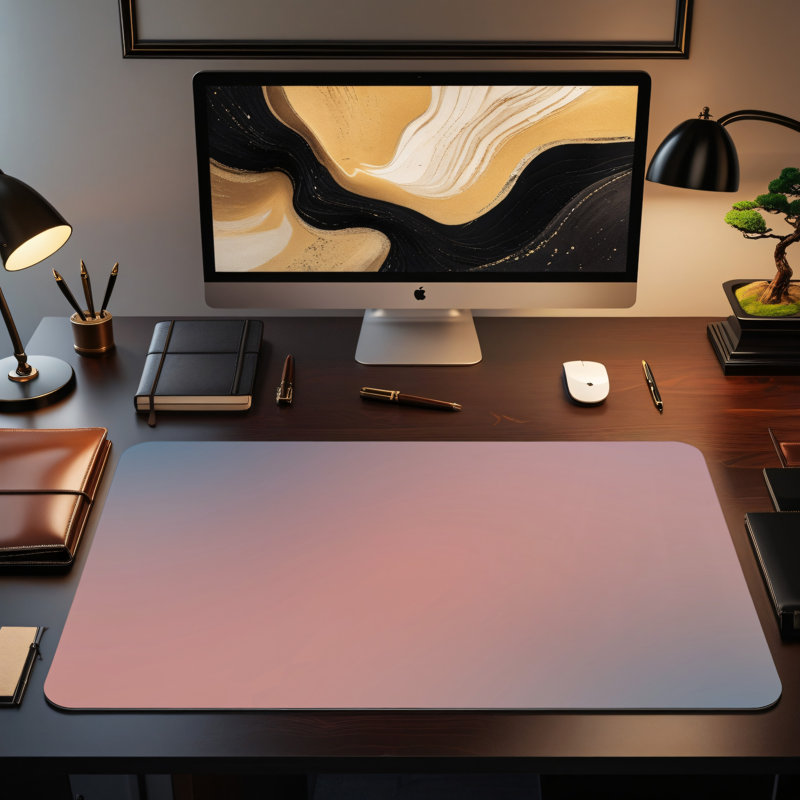 Polyester Desk Pad, 31.5x15.5