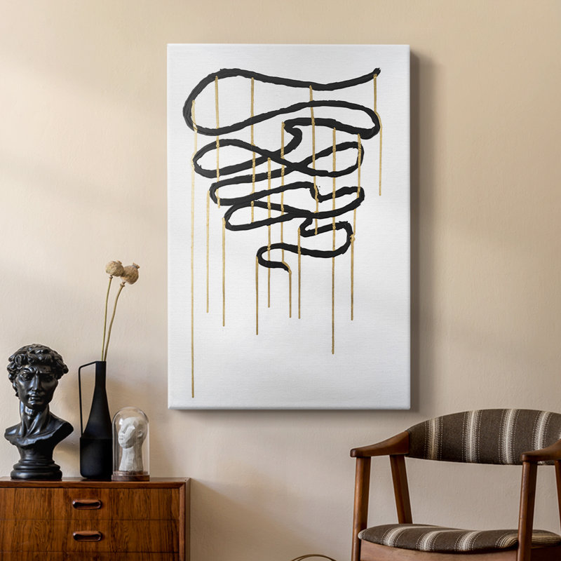 Weeping Ribbon I - galerie sur mesure, H 18 po x l 12 po