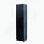 Armoire de rangement murale empilable, P 15,75 po x l 15,75 po x H 70,87 po, noire