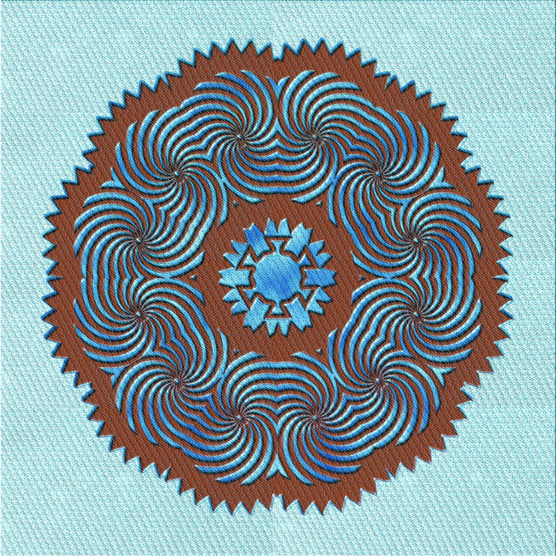 Moroccan Indoor Rug, Square 8'