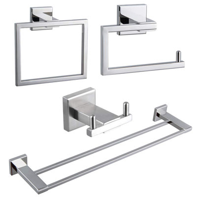 4 - Piece Bathroom Hardware Set