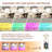 Lift Top Coffee Table with Storage - Wooden Square Design for Living Room, 16 Colors RGB LED Lighting System-1861637115