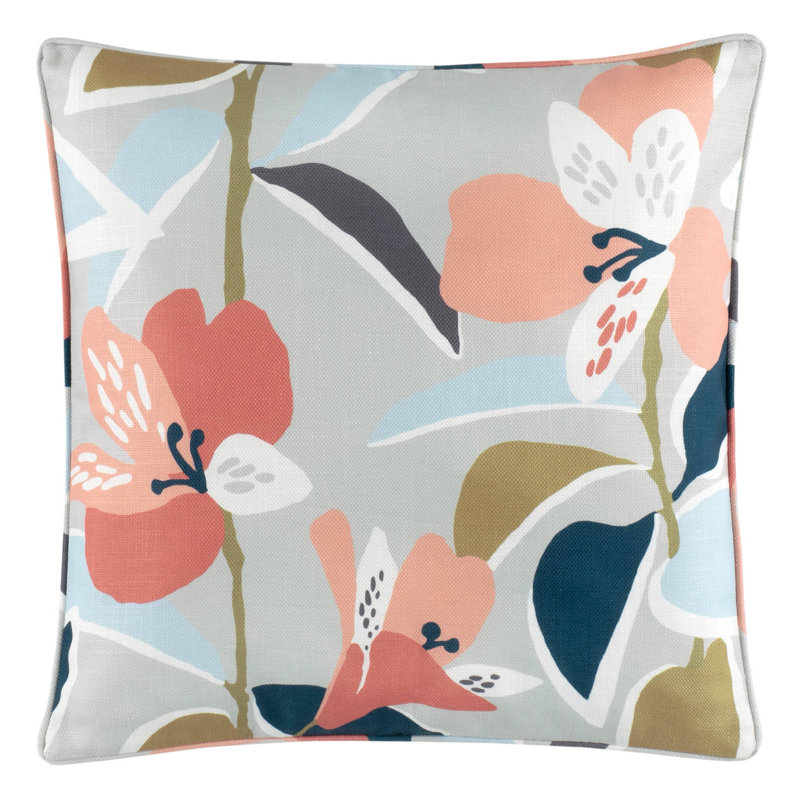 Polyester Throw Square Indoor/Outdoor Pillow Cover
