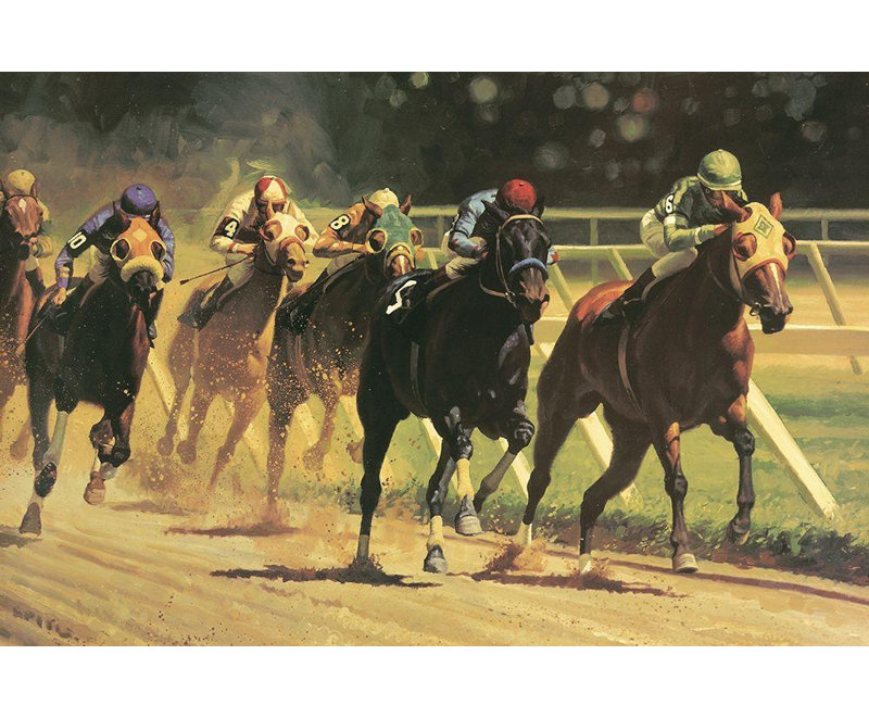 Art sur toile tendue Astoria Grand, H 33 po x l 48 po