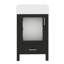 Meuble-lavabo de 20 po avec lavabo en céramique, meuble-lavabo autoportant de 20 po avec 1 grand tiroir et 1 porte à fermeture douce, armoire pour petit espace-1068689669