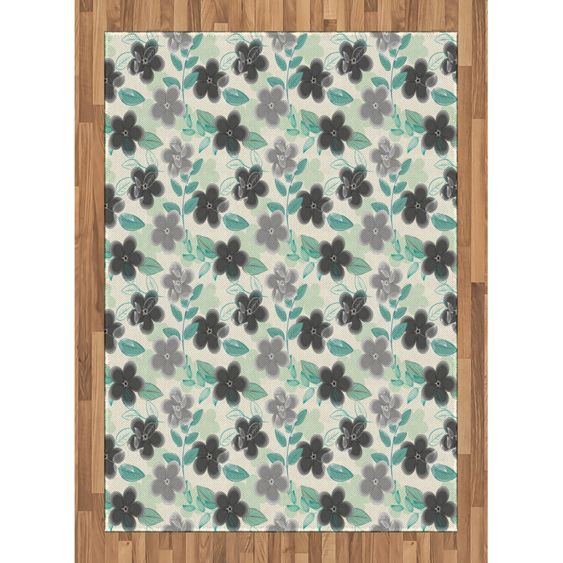 Hoboken Floral Hand Woven Area Rug, Rectangle 120 x 180cm