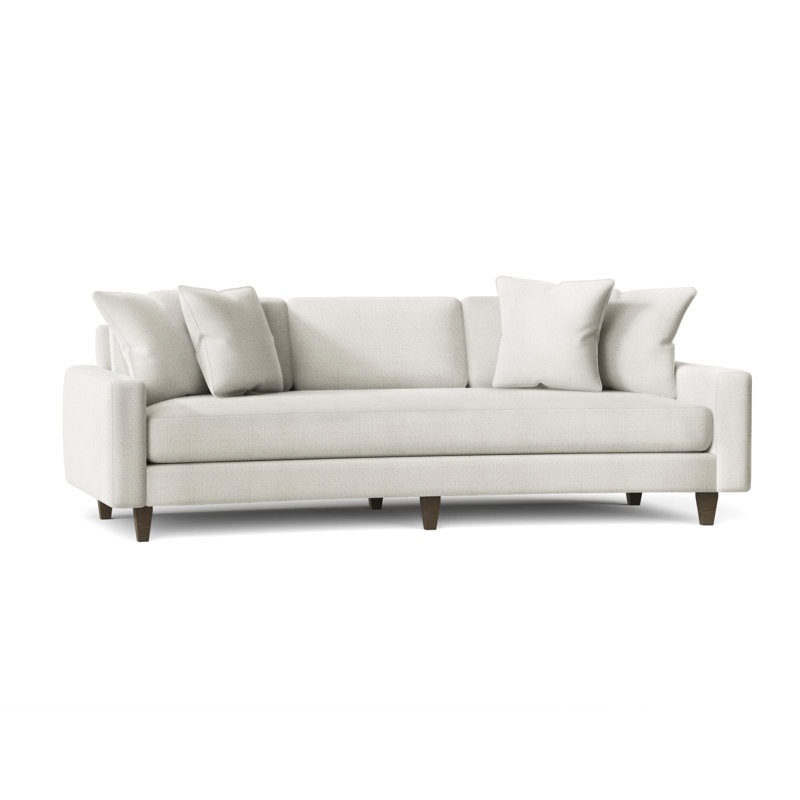 Carlie 94.5'' Square Arm Sofa, Portobello, Tan/Brown Chenille 1548-020