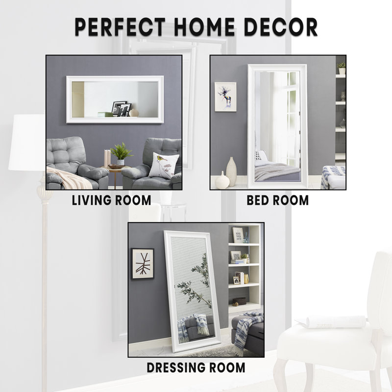 Duwaine Mirror, White