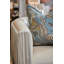 Leather Fringe Swivel Occasional Chair