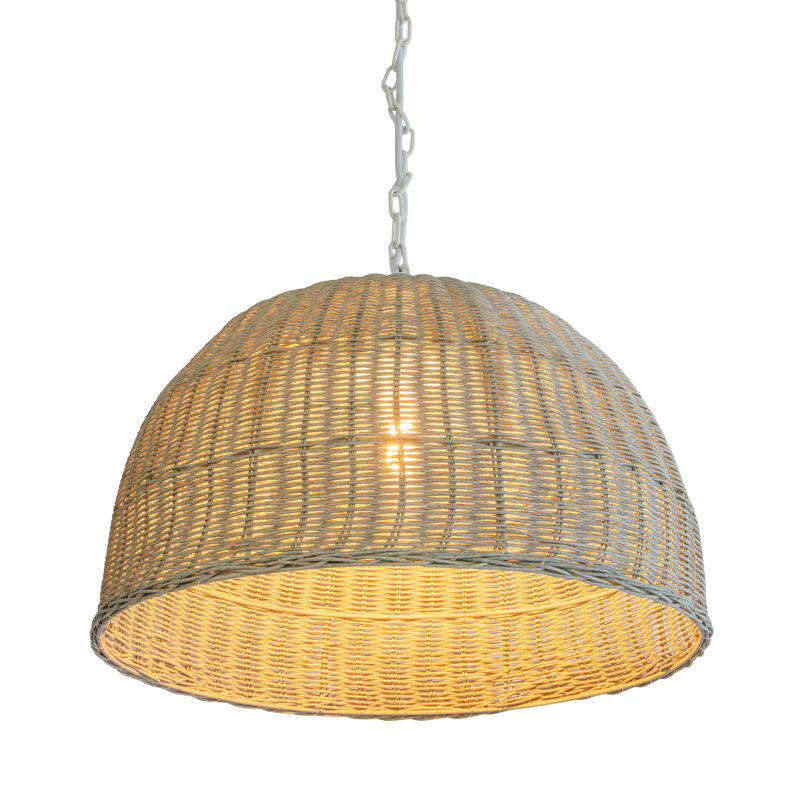 Luminaire suspendu d'extérieur Renate, Blanc antique