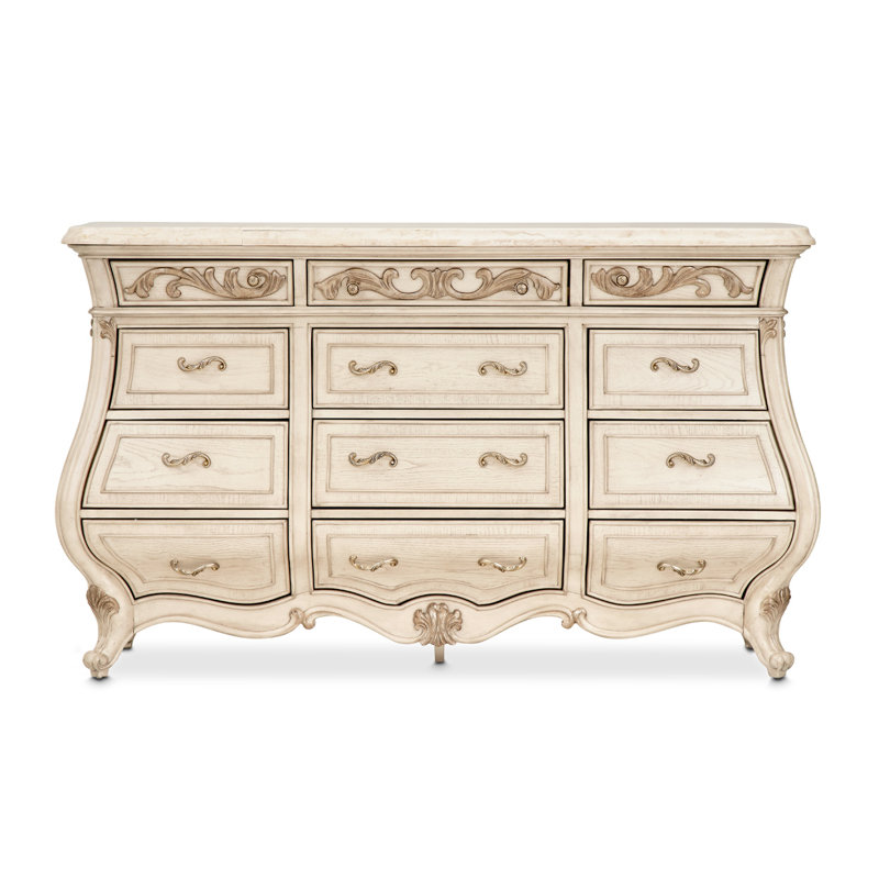 12 - Drawer Dresser, Champagne