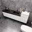 Ensemble de meuble-lavabo double mural 104 po Golitz-564824990