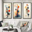 «Dimensions Of Balance Abstract Geometrics», 3 pièces-732446720-732446723