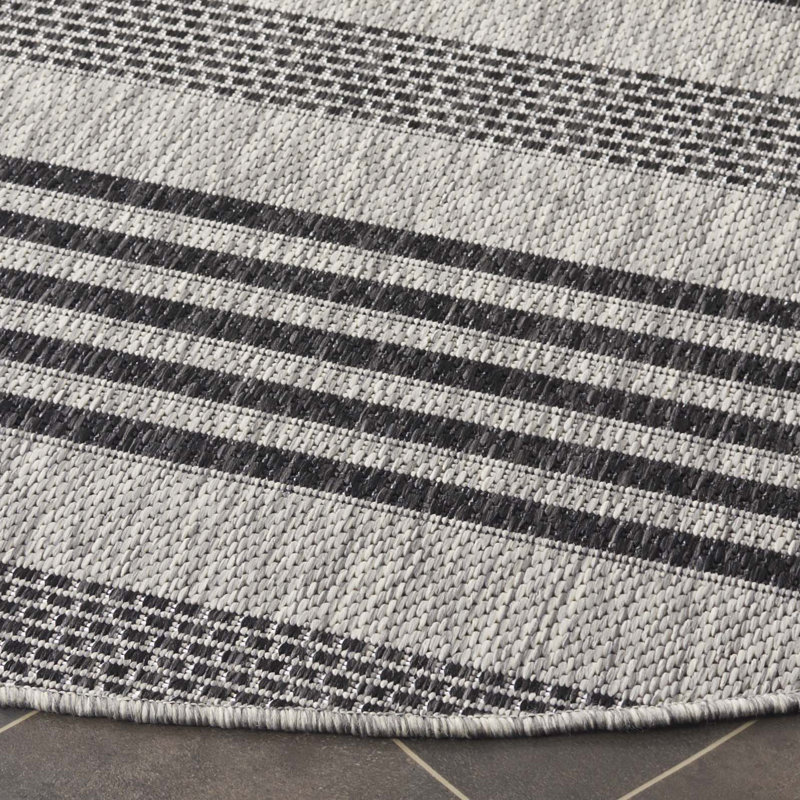 Tapis intérieur / extérieur Gonsalve Performance Performance, Rond 6 pi 7 po