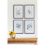 4 décorations murales pour la maison - Thèmes 20X28