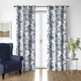 Alexandria White Cotton Grommet Top Drapery Panel Set of 2