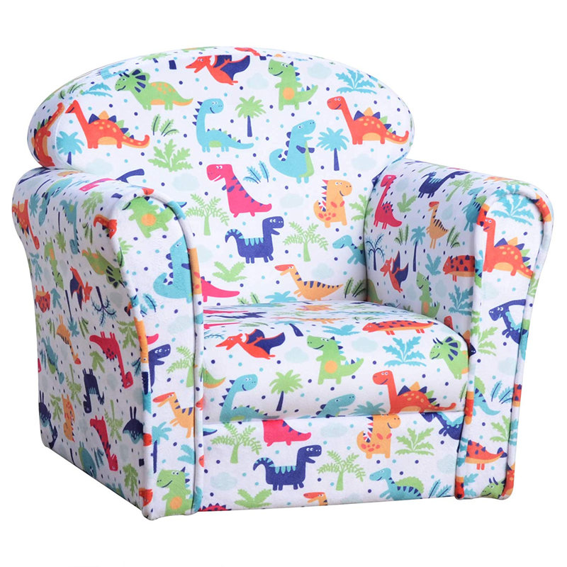Monica Children's Chair, 44 x 50 x 39cm, White/Pink/Blue