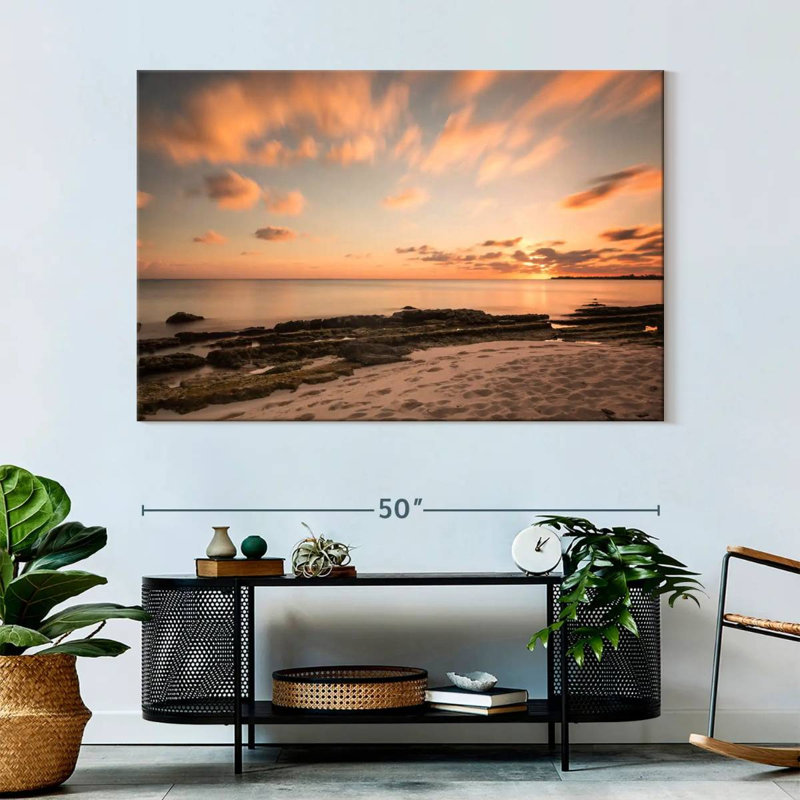 Gillard Seven Mile Gillard coucher de soleil, H 34 po x l 51 po