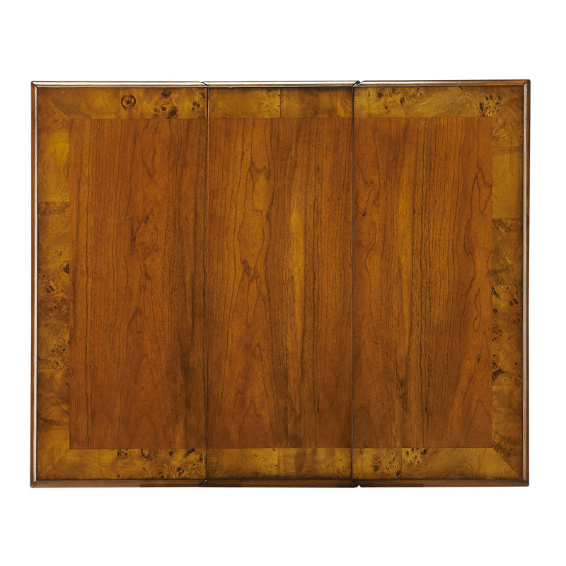 Darrow Drop-Leaf Side Table, Olive Ash Burl